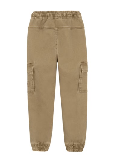 Cool Club Brown Cuffed Cargo Trousers (3-7 yrs)