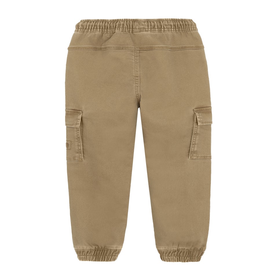 Cool Club Brown Cuffed Cargo Trousers (3-7 yrs)