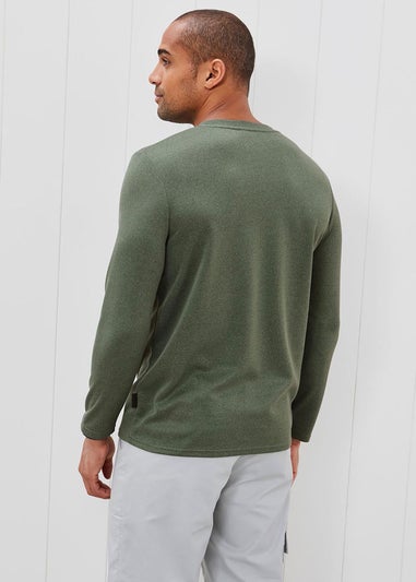 Cotton Traders Everglade Breathable Long Sleeve Crew Neck Top