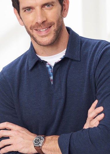 Cotton Traders Night Sky Brushed Rib Top