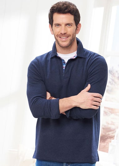 Cotton Traders Night Sky Brushed Rib Top