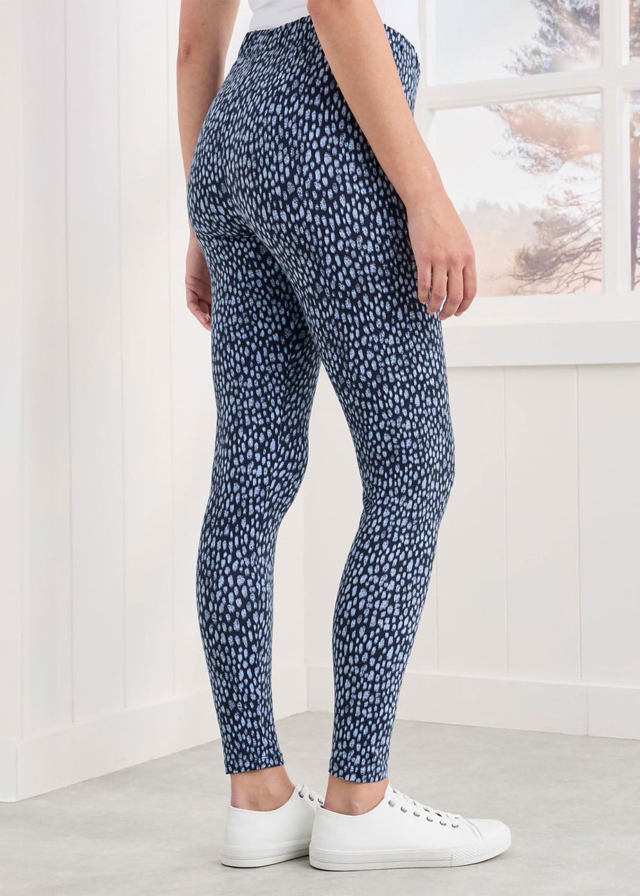 Cotton Traders Navy 2 Pack Of Leggings