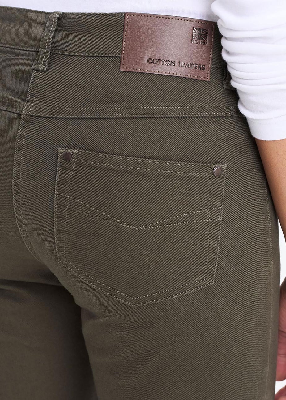 Cotton Traders Dark Forest Women's Coloured Jeans