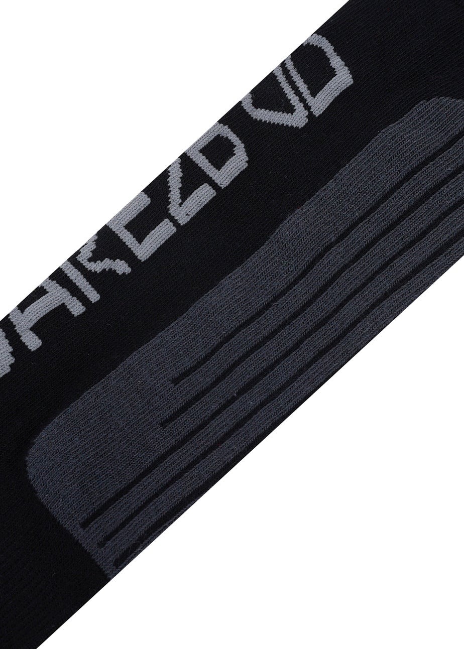 Dare2B Black/Grey Technical Wicking Socks