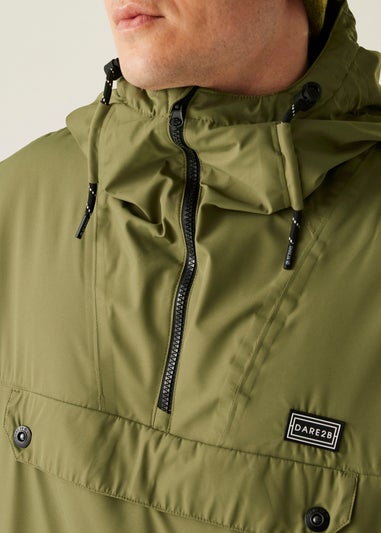 Dare2B Soft Green Freeride Overhead Waterproof Insulated Jacket