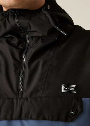 Dare2B Indigo Blue Freeride Overhead Waterproof Insulated Jacket