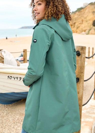 Cotton Traders Washed Jade Weatherproof Jacket