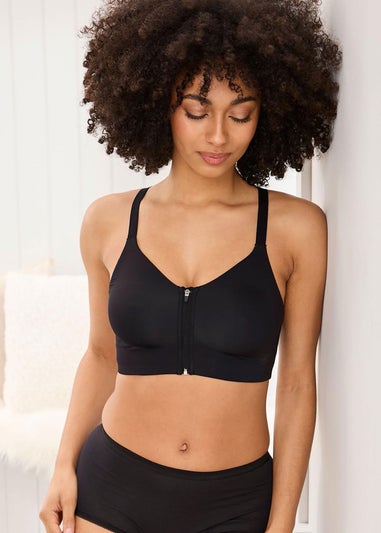 Cotton Traders Multi 2 Pack Abby Zip Front Comfort Bras