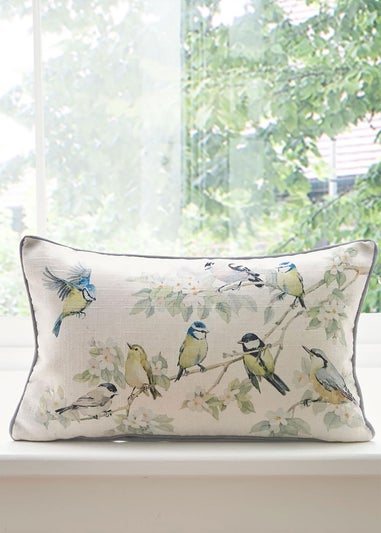 Cotton Traders Multi Morning Songbird Cushion