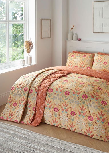 Cotton Traders Multi Everley Cotton Bedspread