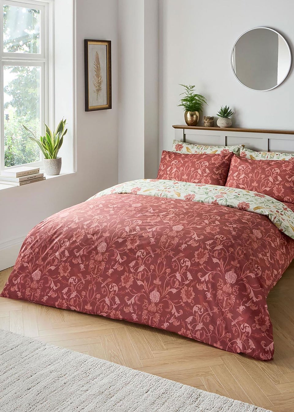 Cotton Traders Multi Acanthus Duvet Set
