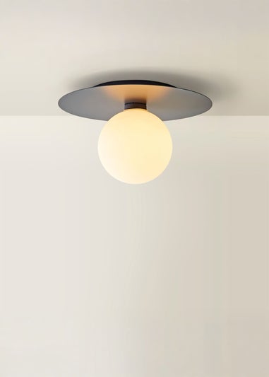 ValueLights Darla Navy Bathroom Ceiling Light with Bulb