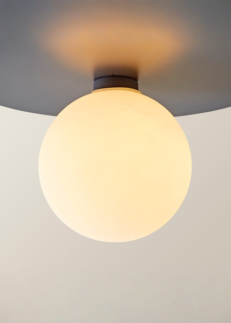 ValueLights Darla Navy Bathroom Ceiling Light with Bulb