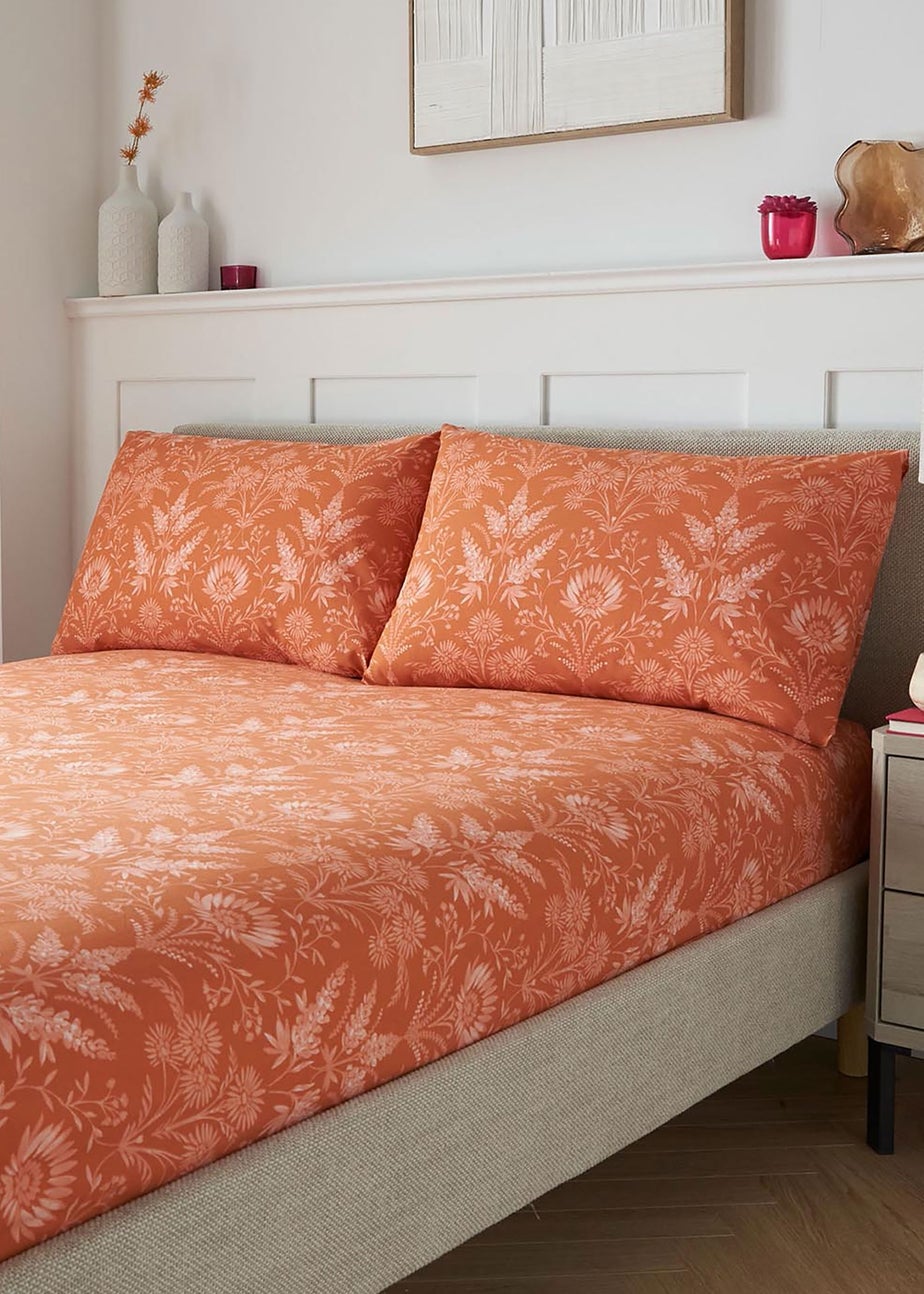 Cotton Traders Multi Everley Cotton Fitted Sheet Set