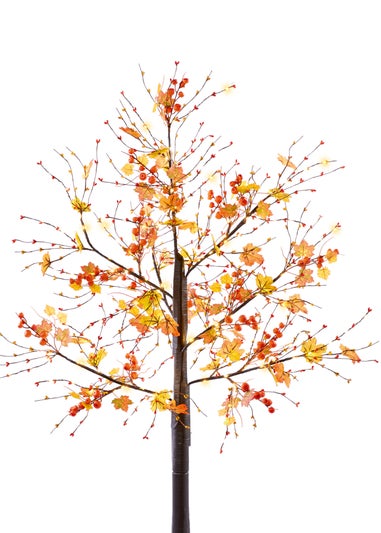 Premier Decorations Warm White LED Lit Maple Leaf Tree