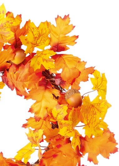 Premier Decorations Autumn Leaf & Acorn Wreath
