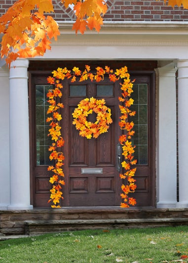 Premier Decorations Autumn Leaf & Acorn Wreath