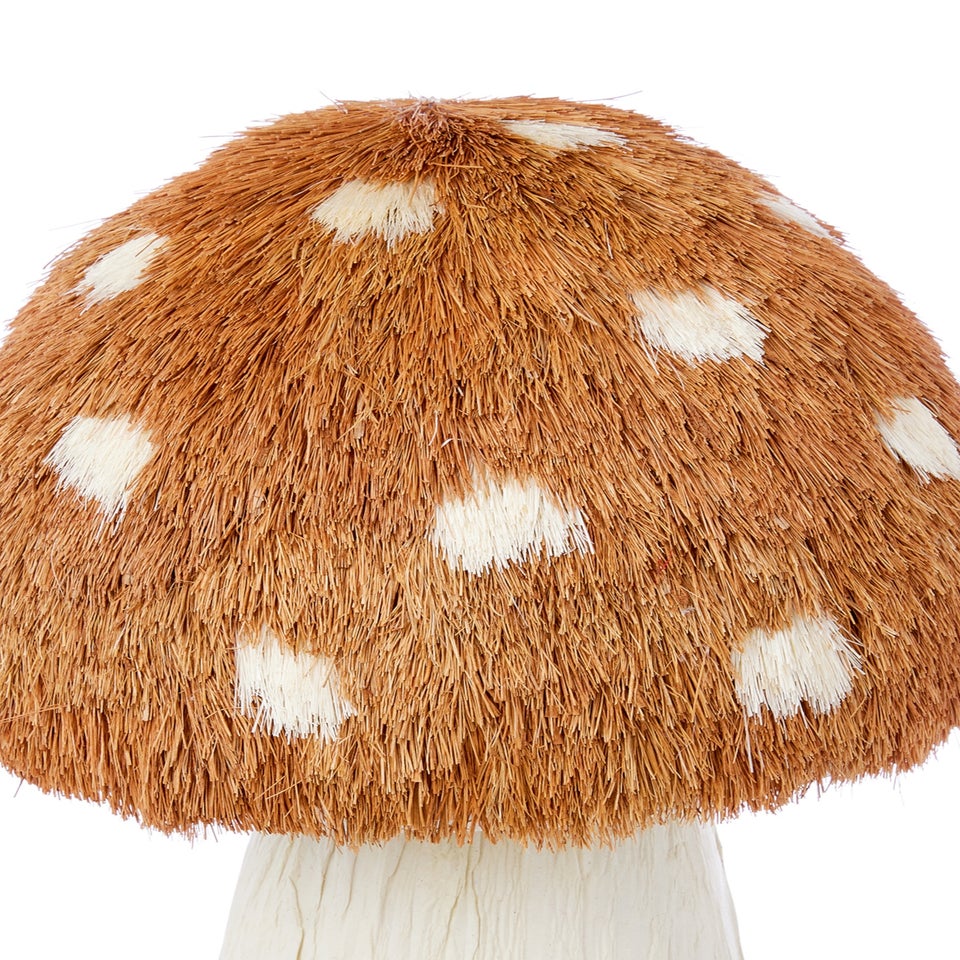 Premier Decorations Brown Mushroom Ornament