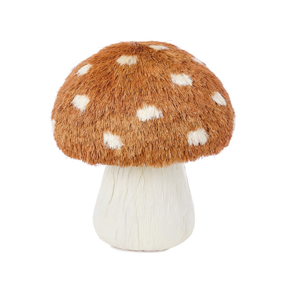 Premier Decorations Brown Mushroom Ornament