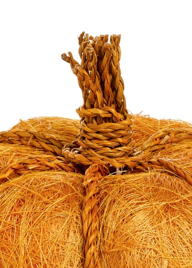 Premier Decorations Yellow Natural Jute Pumpkin