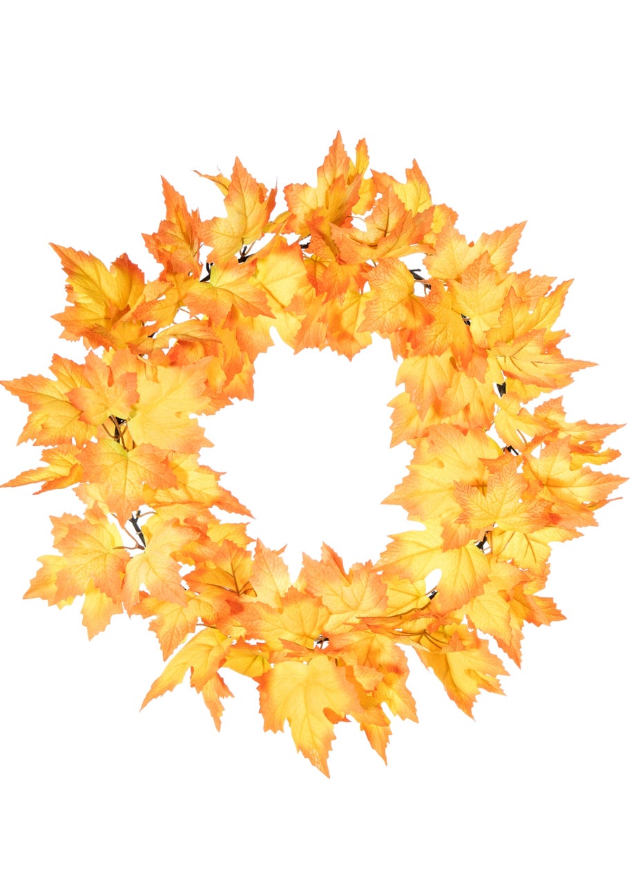Premier Decorations Bright Autumn Leaf Wreath