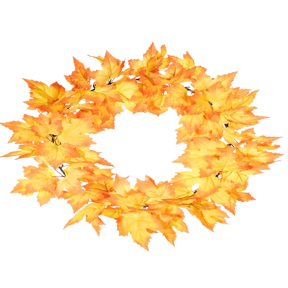 Premier Decorations Bright Autumn Leaf Wreath