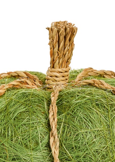 Premier Decorations Green Natural Jute Pumpkin