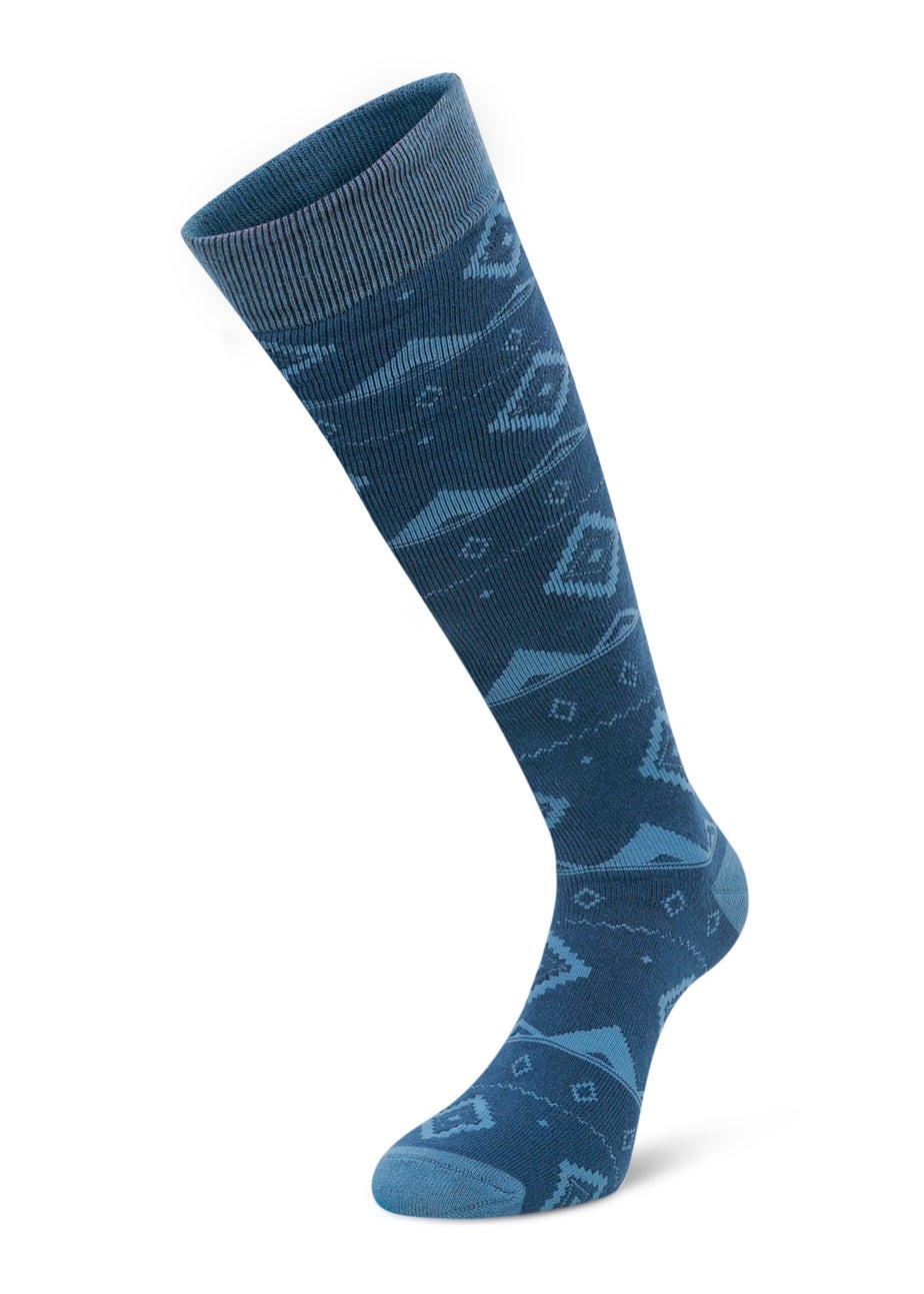 Dare2B Denim Printed Ski Wicking Socks