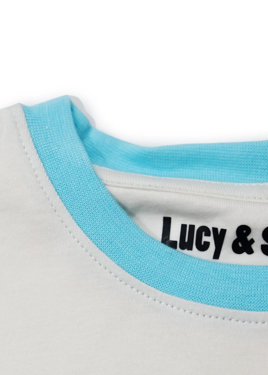 Lucy & Sam Cream Born To Stand Out SS Tee (6 Months to 6 Years)