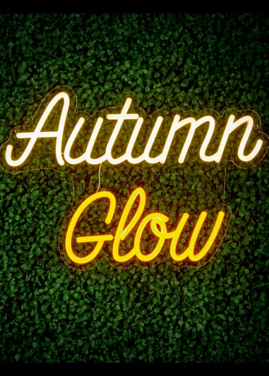 Premier Decorations LED Neon Autumn Glow Wall Sign