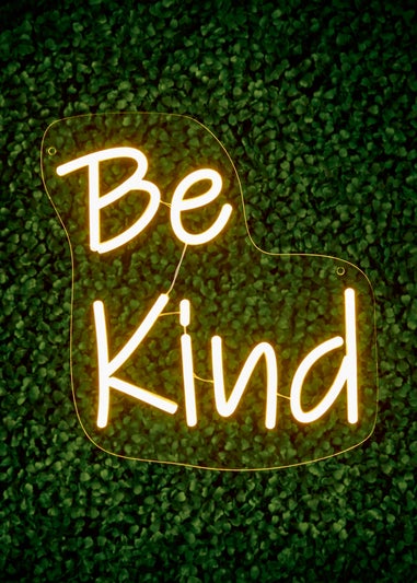 Premier Decorations LED Neon Be Kind Wall Sign