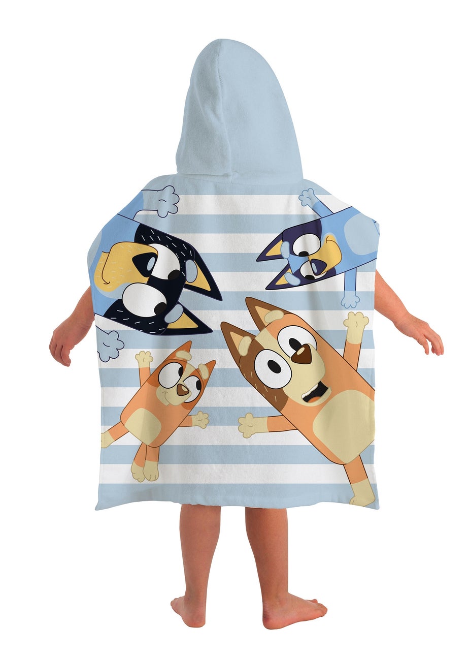 Bluey Blue Hooded Towel