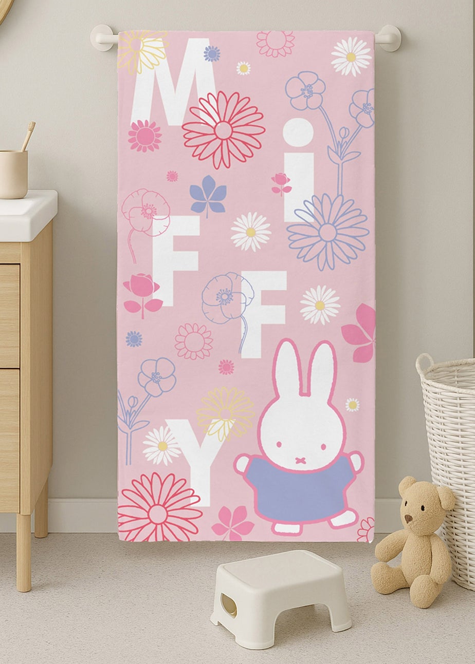 Miffy Pink Towel