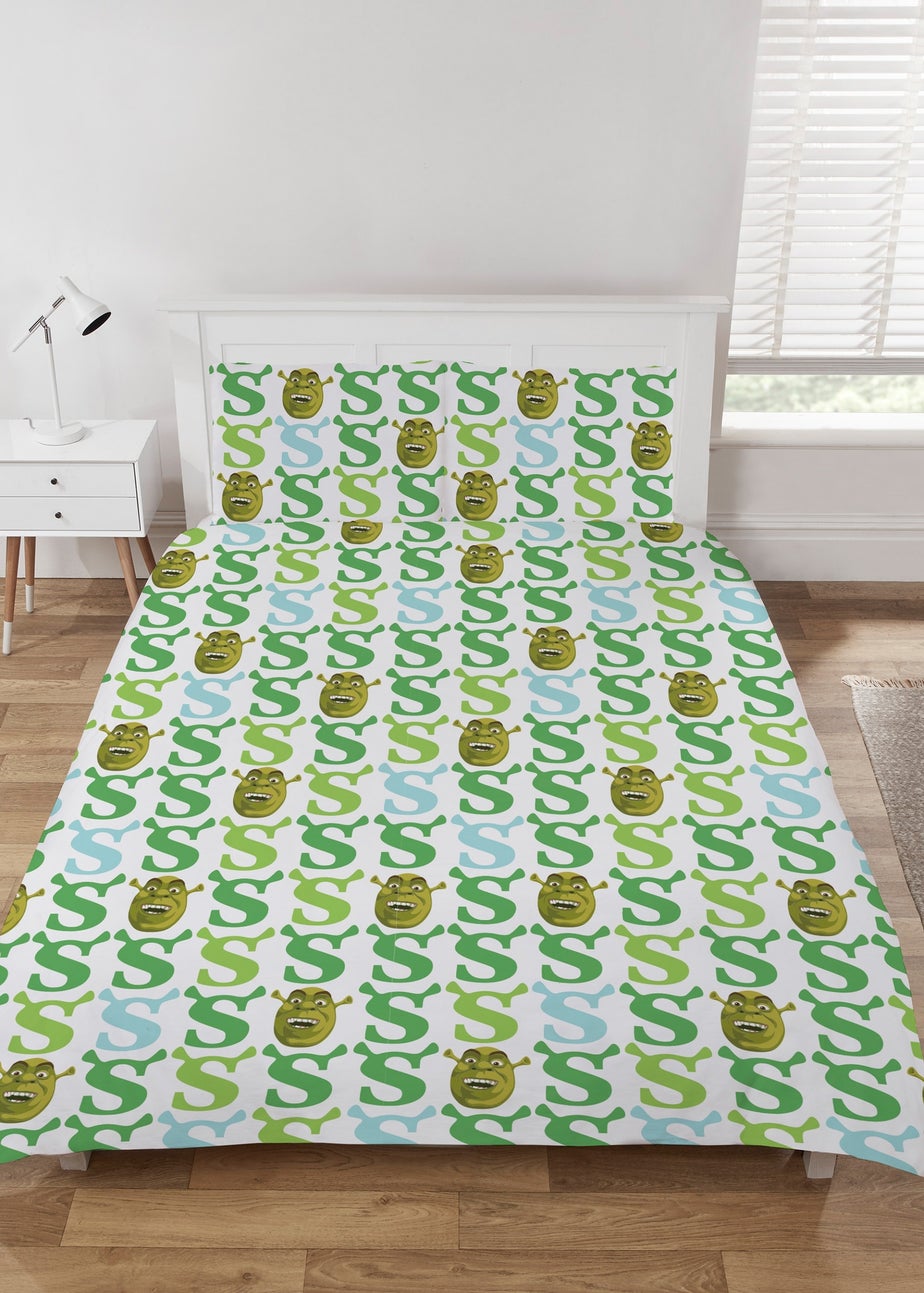 Shrek Green Double Duvet Set