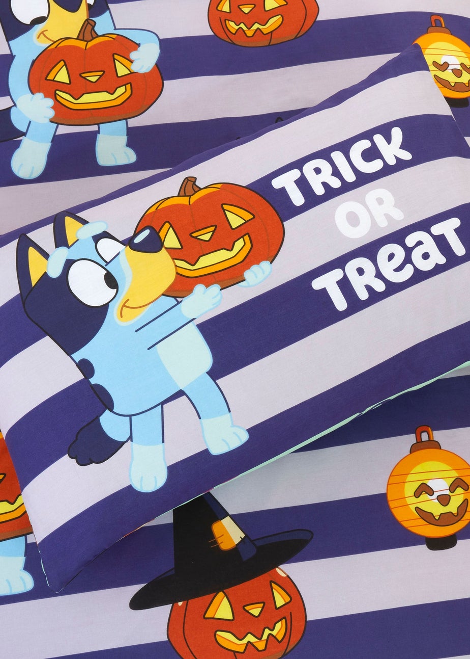 Bluey Halloween Blue Duvet Set