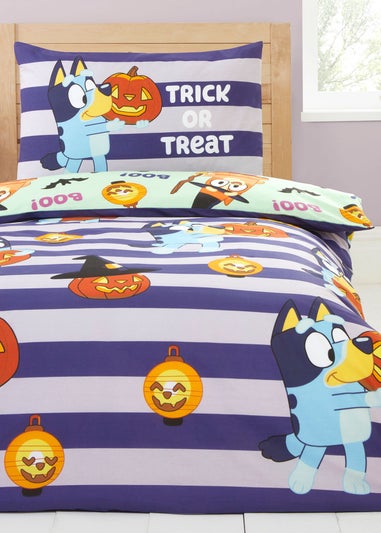 Bluey Halloween Blue Duvet Set