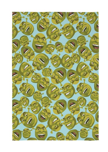 Shrek Green Fleece Blanket