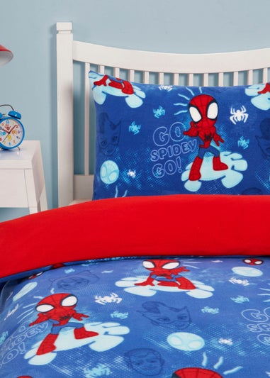 Spidey & His Amazing Friends Blue Fleece Bedding