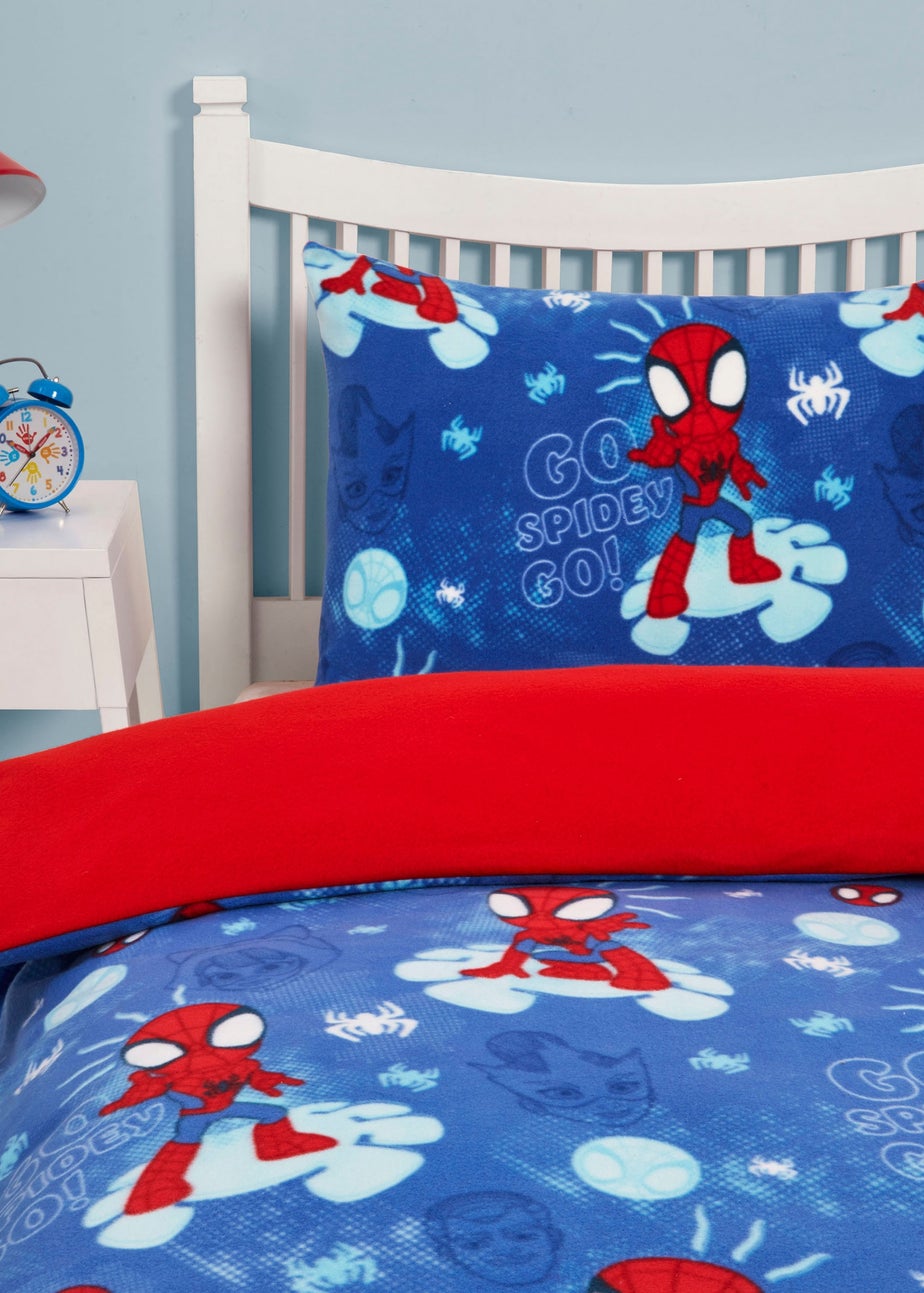 Spidey & His Amazing Friends Blue Fleece Bedding