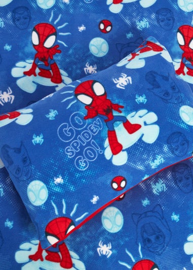 Spidey & His Amazing Friends Blue Fleece Bedding