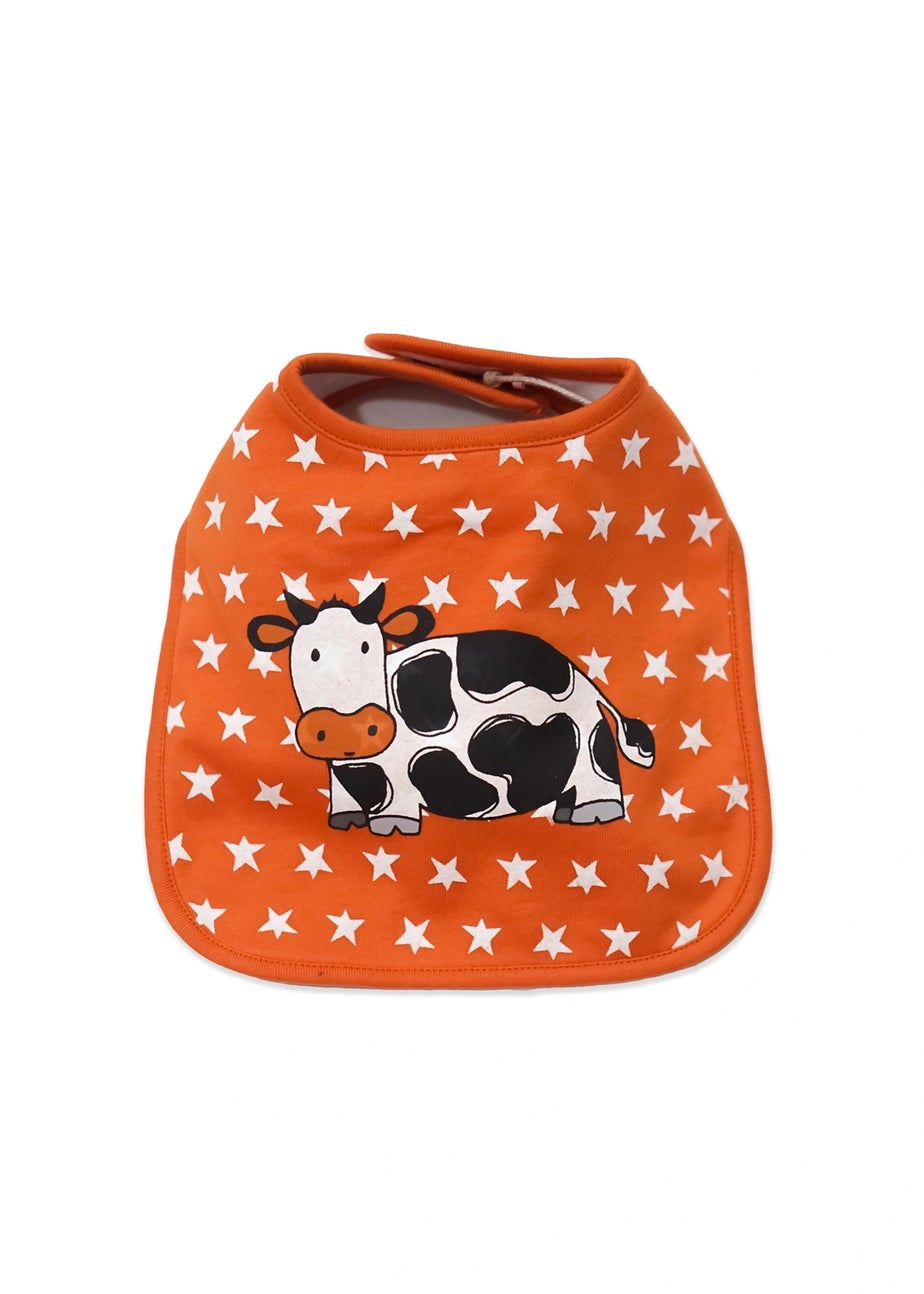 Lucy & Sam Orange Star Bib (Onesize)
