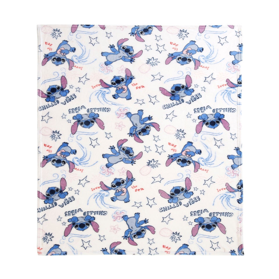 Stitch White Blanket