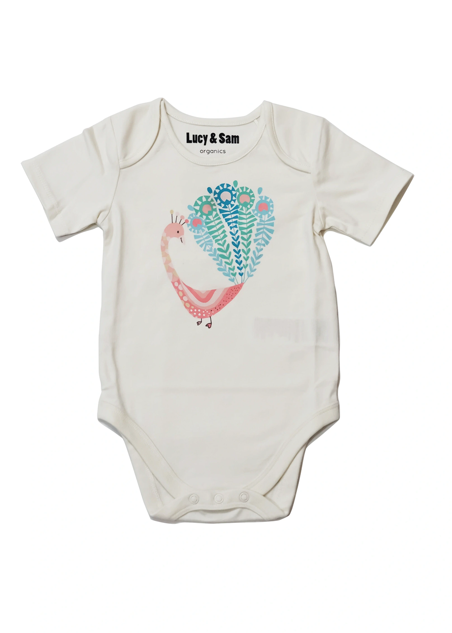Lucy & Sam Cream Born To Stand Out Playsuit (0 to 24 Months)