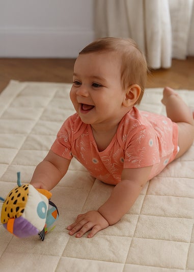 Lucy & Sam Pink Peacock 2 Pack Bodysuits (0 to 24 Months)