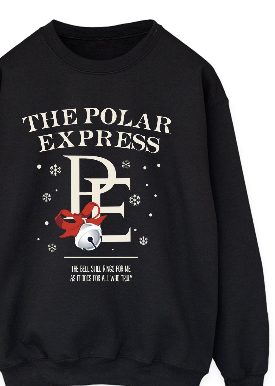 The Polar Express Bell Still Ring Christmas Black Graphic Sweatshirt