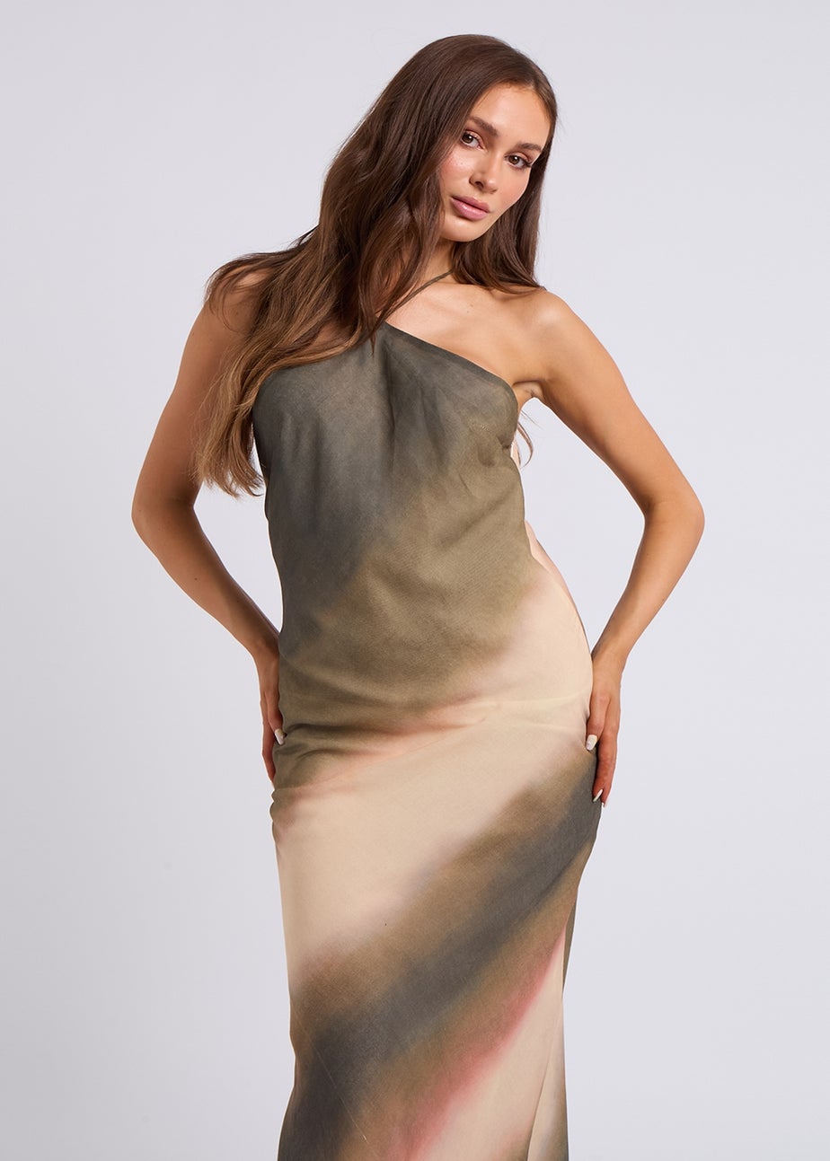 Urban Bliss Ombre Beaded-Back Maxi Dress