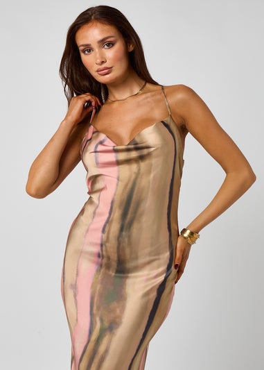 Urban Bliss Pink Tie-Dye Maxi Dress