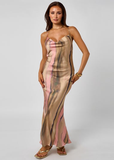 Urban Bliss Pink Tie-Dye Maxi Dress
