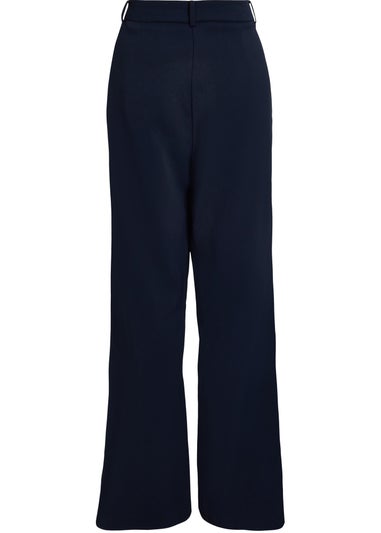 Quiz Navy Tailored Trousers