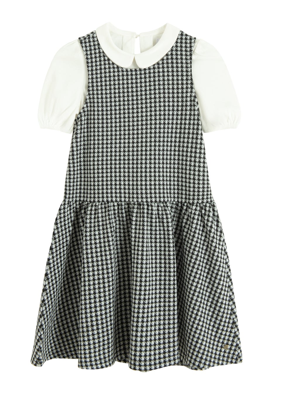 Cool Club White 2-Piece Top & Dress Set (3-7 yrs)